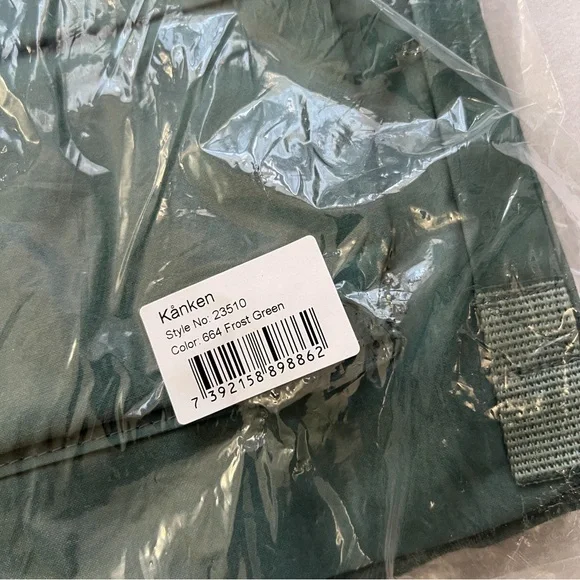 Fjallraven Kanken Backpack in Frost Green - Picture 2 of 3